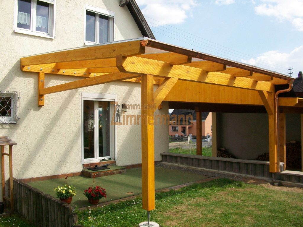 Pergola-mit-Doppelstegplatten | Zimmerei-Zimmermann